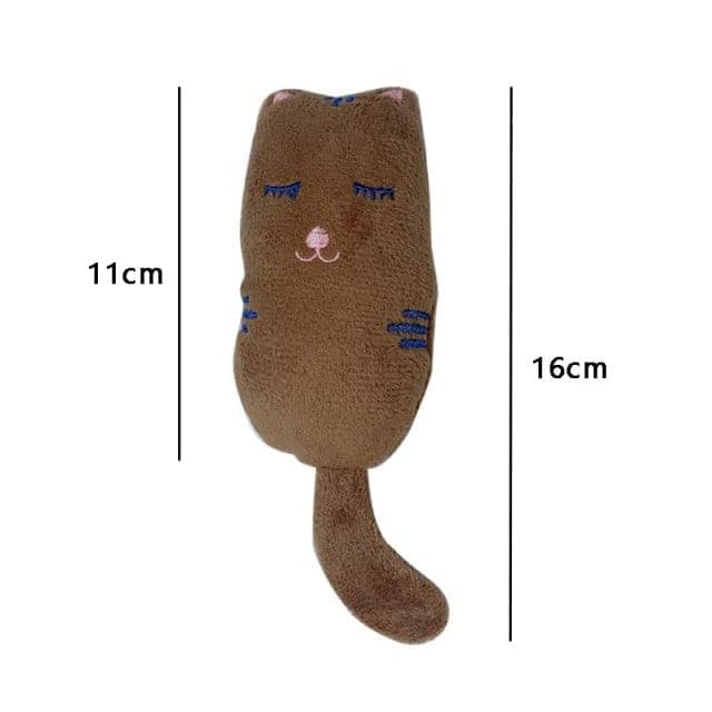 Teeth Grinding Catnip Toys Funny Interactive Plush Cat Toy Pet Kitten Chewing Vocal Toy Claws Thumb Bite Cat mint For Cats hot