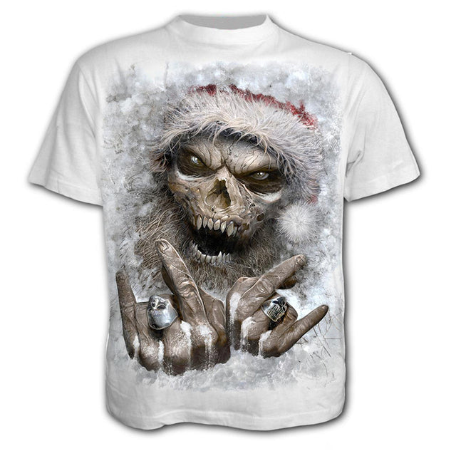 Skull Men&#39;s T-Shirts Men&#39;s Hip Hop 3D Shirts Horror O-Neck T-shirt Summer Fashion Tops Boys Clothing Large Size Street Clothing