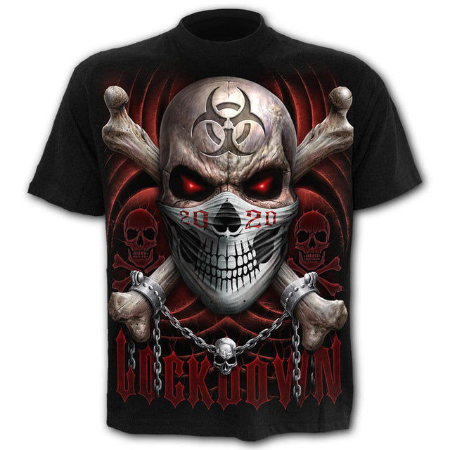 Skull Men&#39;s T-Shirts Men&#39;s Hip Hop 3D Shirts Horror O-Neck T-shirt Summer Fashion Tops Boys Clothing Large Size Street Clothing