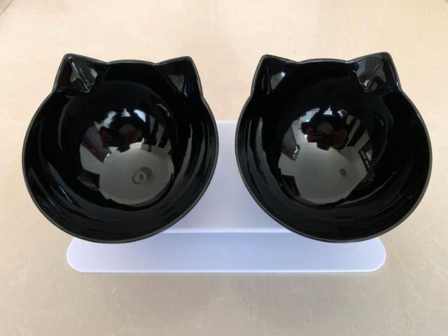 Non-Slip Double Cat Bowl Dog Bowl With Stand Pet Feeding Cat Water Bowl For Cats Food Pet Bowls For Dogs Feeder Product Supplies